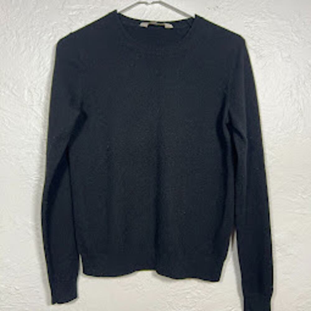 Everlane Cashmere Crew Sweater Women's XS Black Minimalist Capsule